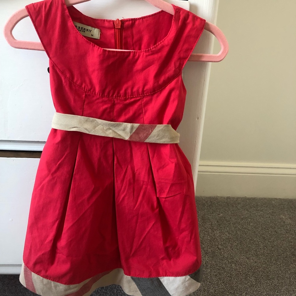 Burberry dress.